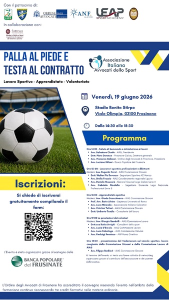 Palla al piede e testa al contratto: il lavoro sportivo tra norme e pratica
