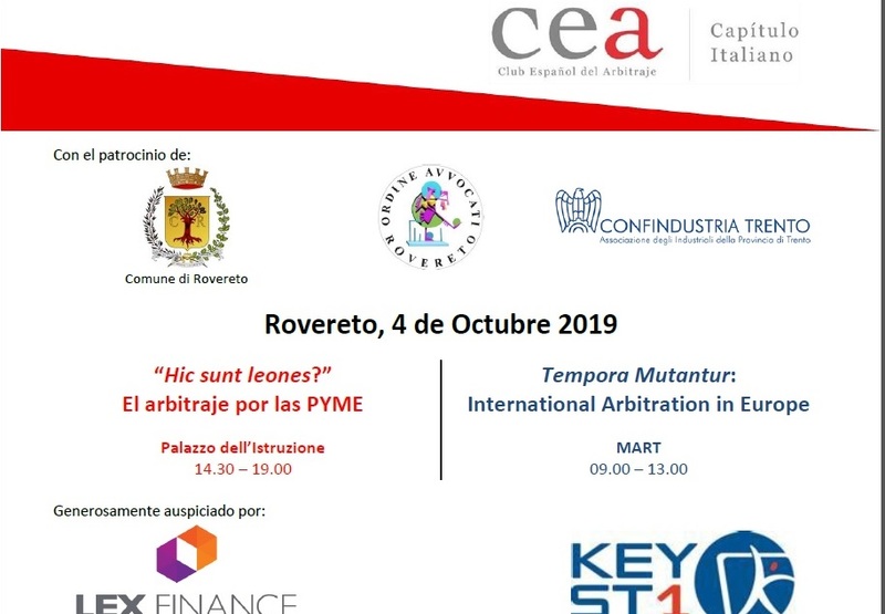 "Hic sunt leones? L'arbitrato per le PMI" VI Seminario CEA Italia