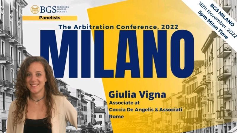 Giulia Vigna ha partecipato in rappresentanza dello Studio CDAA al convegno “Supply Chain Disruptions – Emerging Disputes and Practical Issues of Enforcement in the Era of Sanctions”
