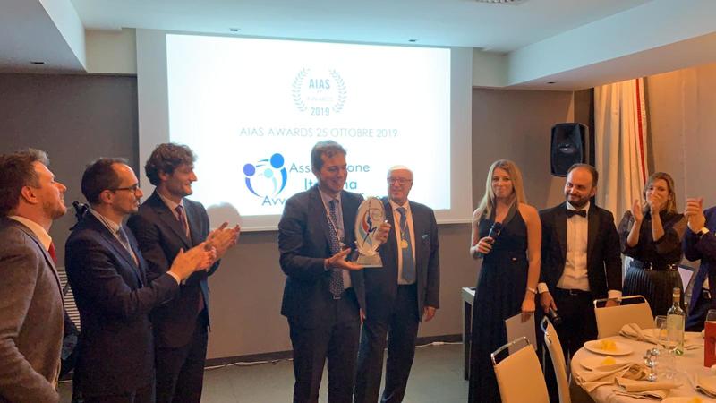 All'avvocato Mario Vigna l'AIAS Award per la migliore pubblicazione scientifica in diritto sportivo dell'anno