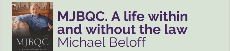 "MJBQC: A Life Within and Without the Law" di Michael Beloff