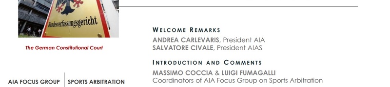 Sports Arbitration and Human Rights