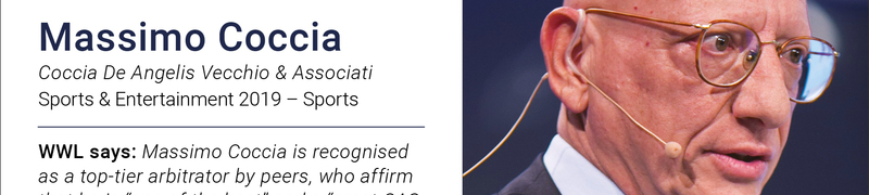 Prof. Massimo Coccia on Who's Who Legal