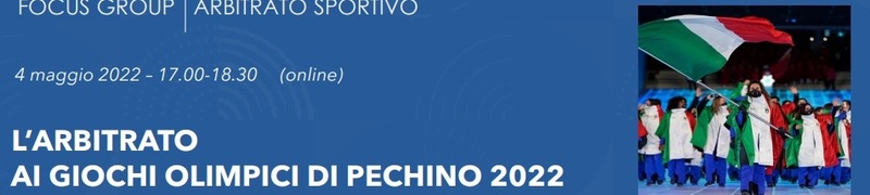 Seminario web de la AIA: Arbitraje en los Juegos Olímpicos de Beijing 2022