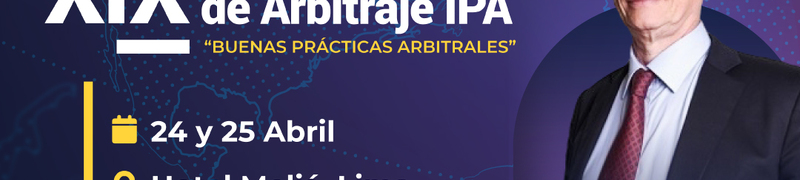 El Profesor Coccia entre los ponentes del XIX CONGRESO INTERNACIONAL DE ARBITRAJE - Lima, 24 y 25 de abril