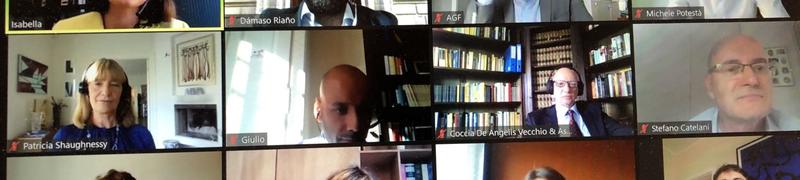 El profesor Massimo Coccia, presidente honorario del Capítulo italiano en el Club Español del Arbitraje, organizó e intrdujo el seminario web de CEA Italia sobre el Código de buenas prácticas de arbitraje